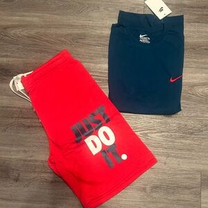 Nike short track suit men’s small